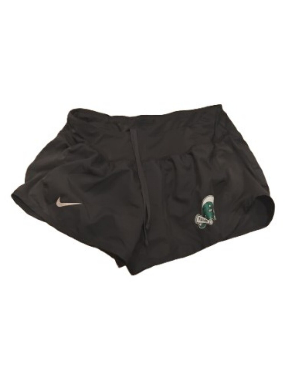 Nike Womens Dri Fit Athletic Tulane Green Wave Shorts Sz S